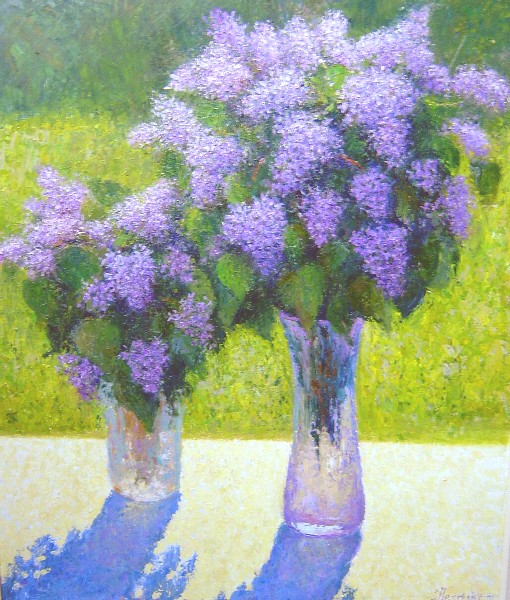 Blooming lilacs