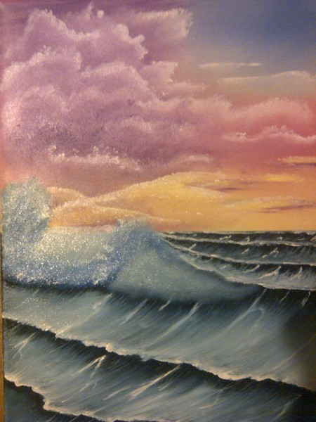 as sun sets