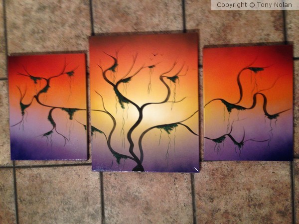 In threes