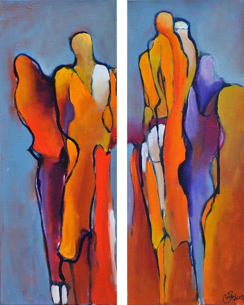 Diptych people