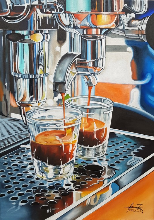 Espresso in the morning