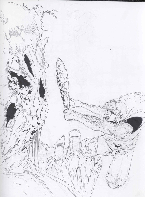 blue demon space fight