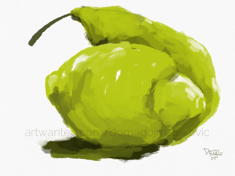 lemon and pear