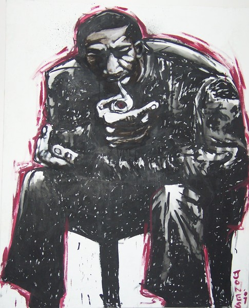 Meditations in Coffee and Crimson---Sold