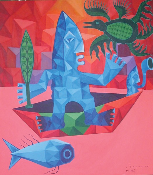 Sailing with fish & bird
