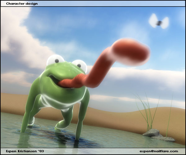 Frog & fly