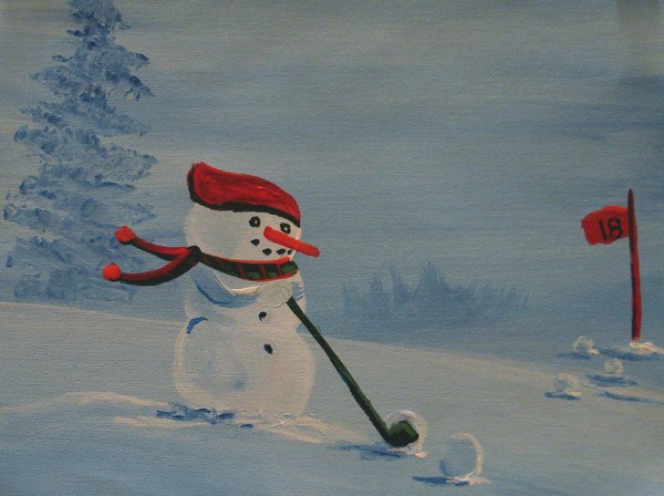 The Proper way to Golf in the Winter