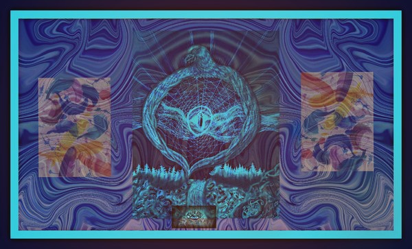 Eagle Dream catcher with digital effects 2