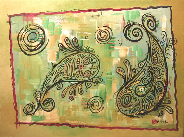 koi in whistful motion