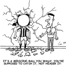 Filler gag medicine ball