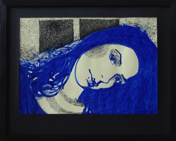 blue girl