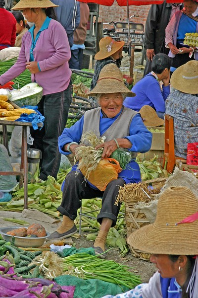 On the greenmarket of Xinshou