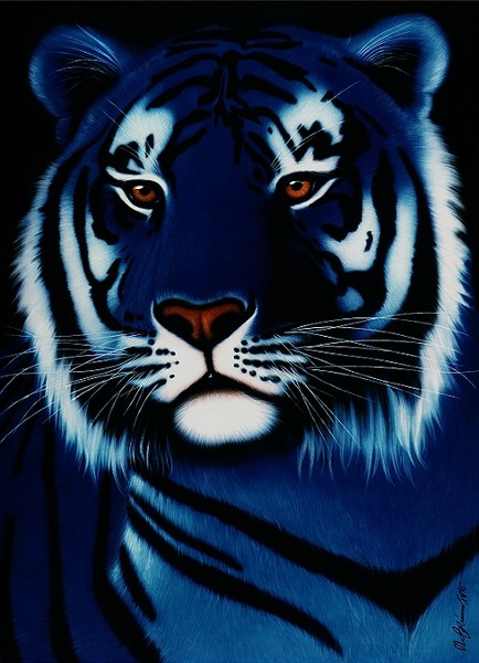 Blauer Tiger