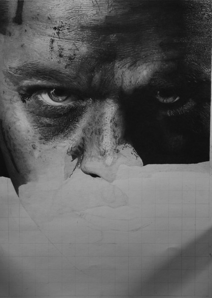 Bourne pencil WIP 2