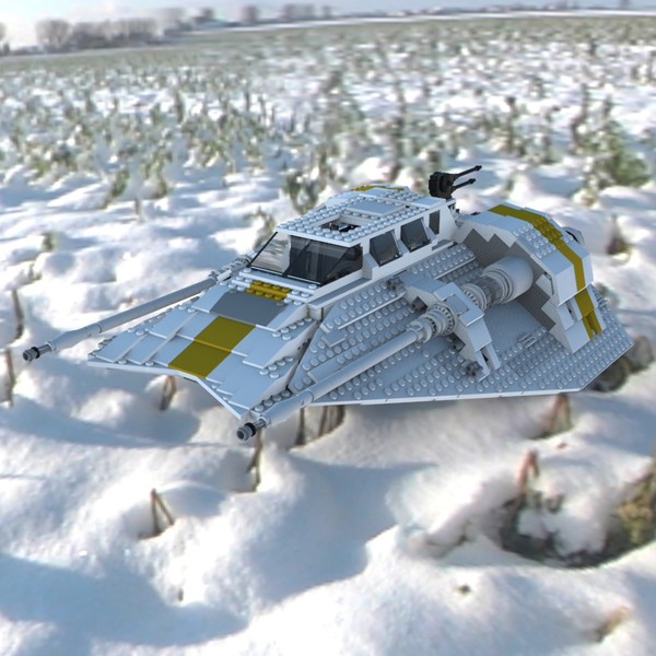 Brick Snowspeeder 10129 2