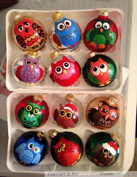 Owl ornaments