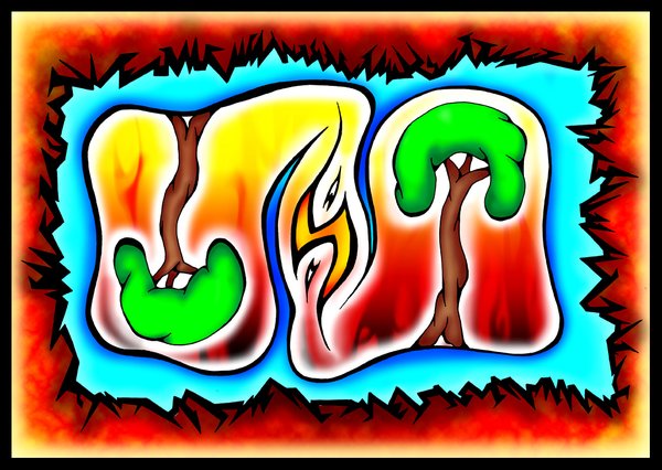Flaming Trees