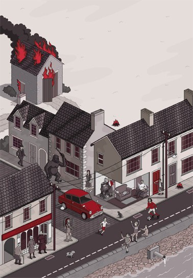 Paddy Clarke Ha Ha Ha Book Cover Illustration