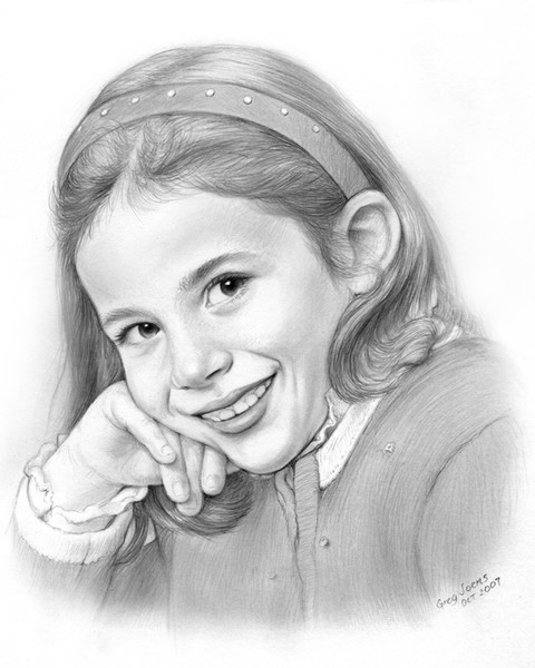 Rogers Granddaughter in Pencil