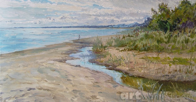 On Plienciems beach