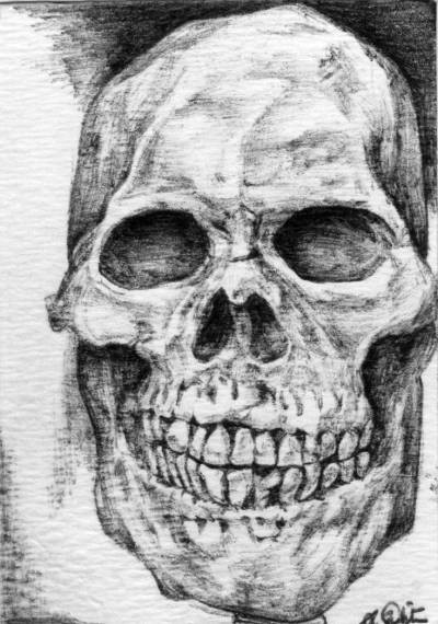 Skull ACEO