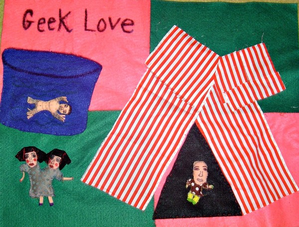 Geek Love wall hanging