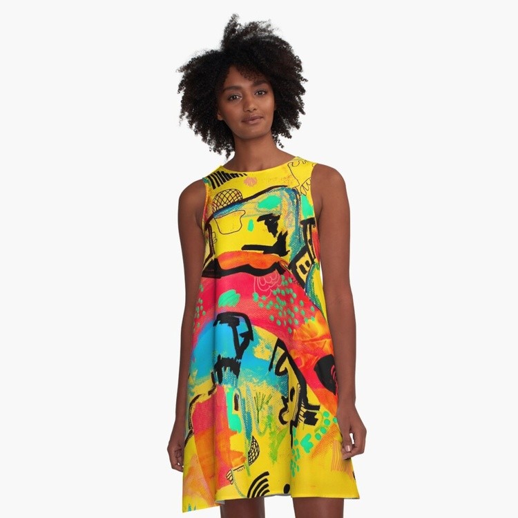 aline-dress by Veera Zukova on Redbubble.com worldwide