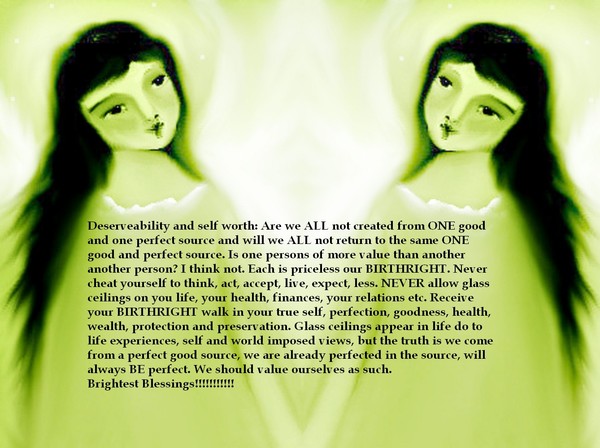 BIRTHRIGHT ANGEL MESSAGE
