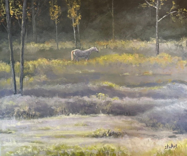 Horse In The Mist