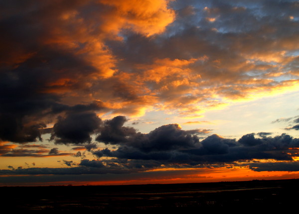 Sunset on the Great Meadows Salt Marsh