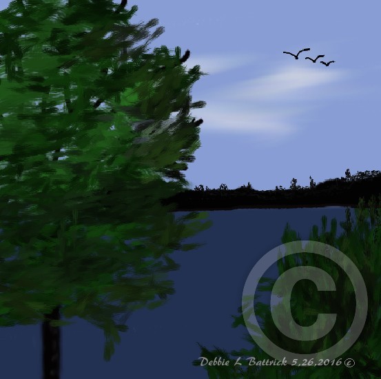 Looking Through The Trees