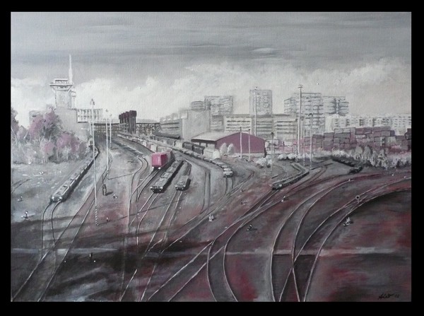 Freight yard in Prague