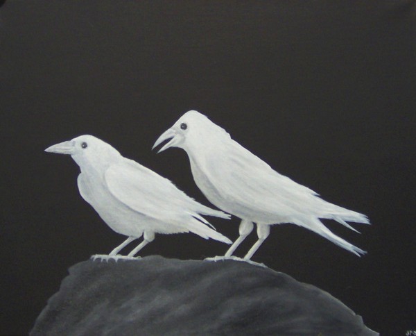 WHITE CROWS