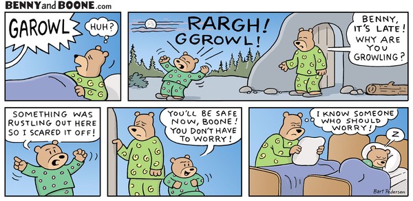Bear Protection at Night comic