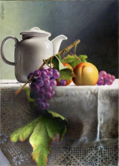Teapot with Fruit