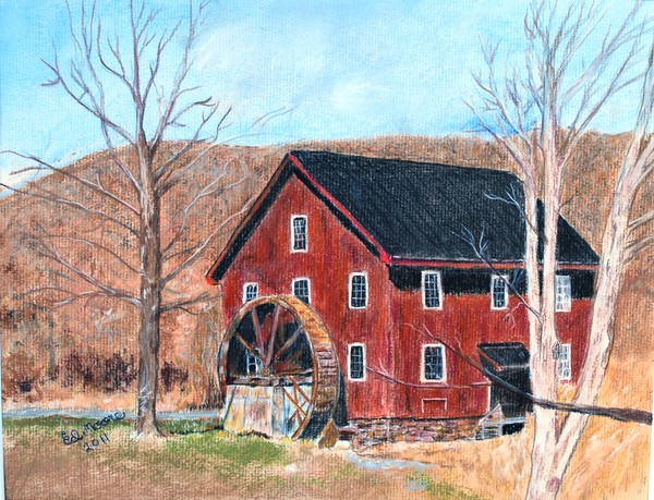 West Virginia Mill (Pastel)