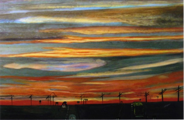 Sunset on Hwy 40