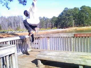 skateboard trick-caveman