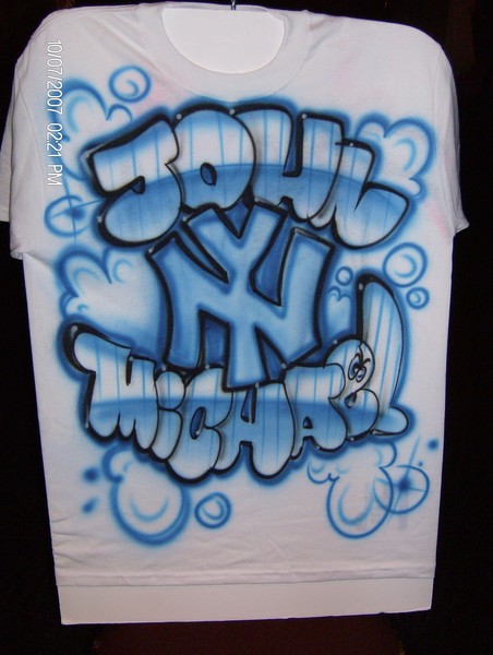 airbrushed shirt