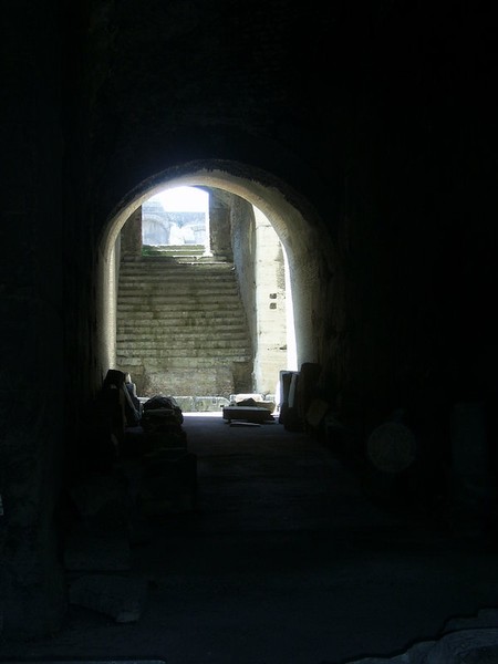 Stairs to the Arena
