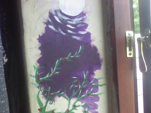 Doodles on the windowsill