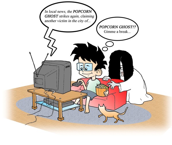 Popcorn Ghost