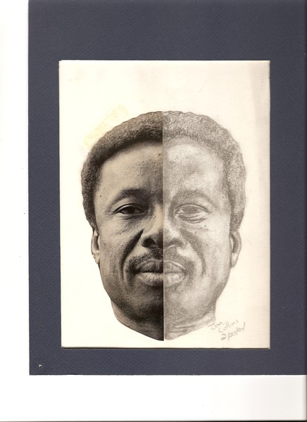 Half Photo Half Pencil