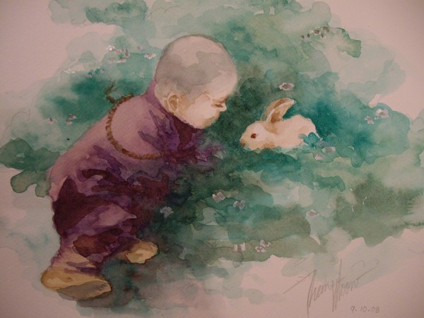 Boy and Rabbit