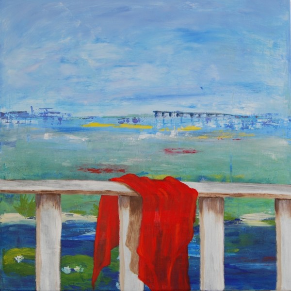 Where did she go, 60x60 cm