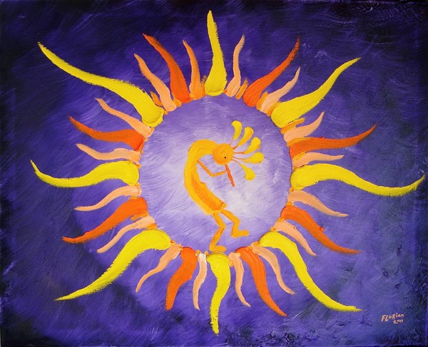 Sunrise Kokopelli