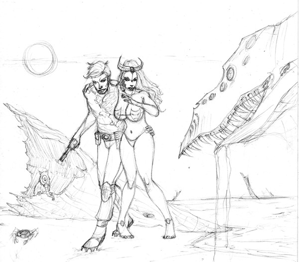 fear agent protects alien princess