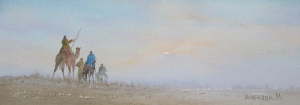 moning in desert