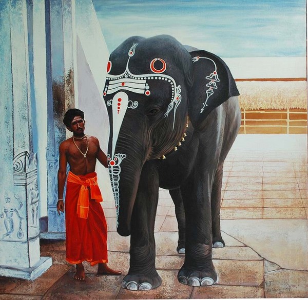 TEMPLE ELEPHANT