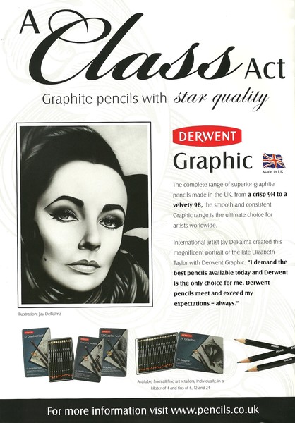 My Elizabeth portrait selected by Derwent